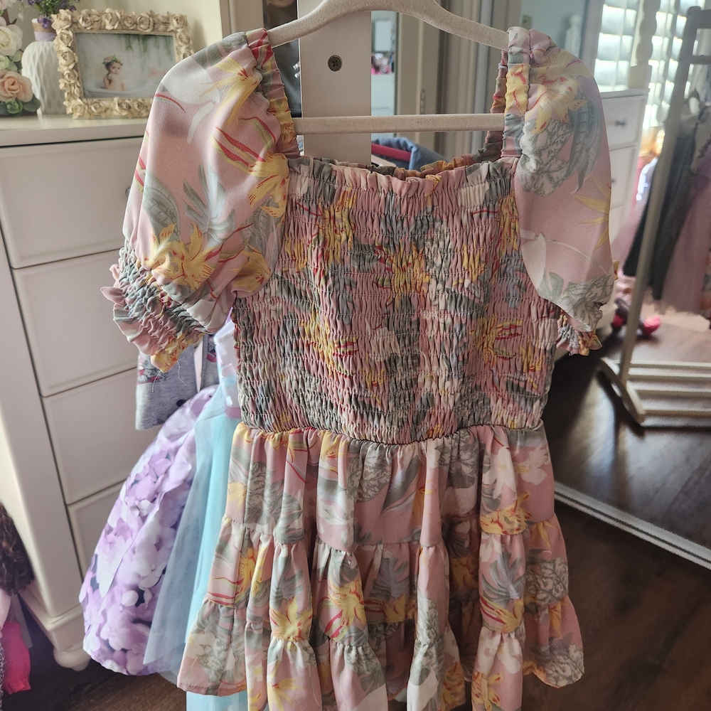 Guess Multicolor Smocked Dress